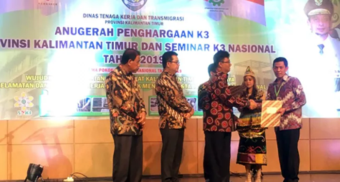 K3 Award Tahun 2019 PT BRL Balikpapan Raih Penghargaan Zero Accident